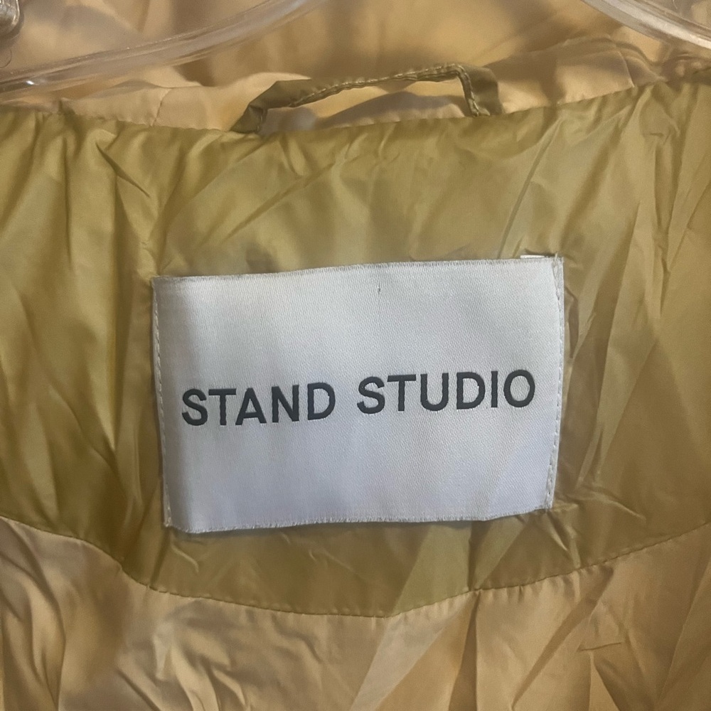 Stand Studio down filled puffer hooded jacket oversize size S-XL see measurement - Picture 3 of 11